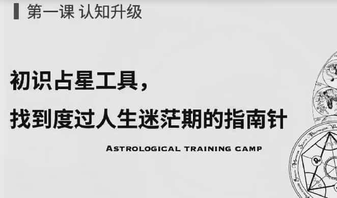 百变巫女占星体验课程视频4集插图 百变巫女占星体验课程视频4集插图