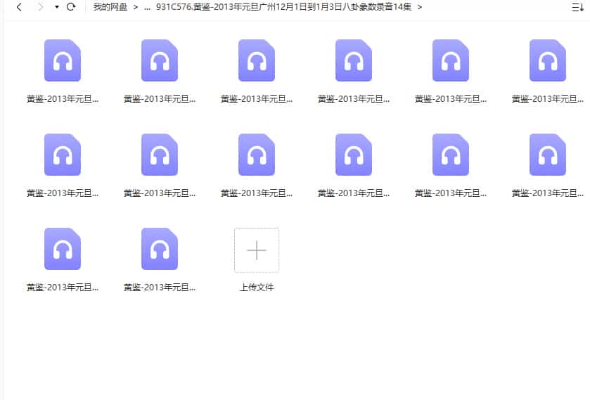 黄鉴-2013年元旦广州12月1日到1月3日八卦象数录音14集插图 黄鉴-2013年元旦广州12月1日到1月3日八卦象数录音14集插图