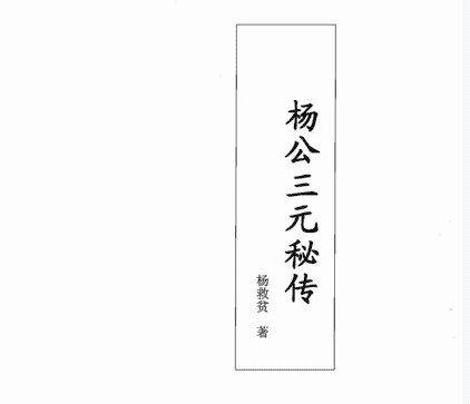 杨救贫-杨公三元秘传插图