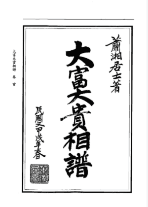 萧湘居士+大富大贵相谱-02插图