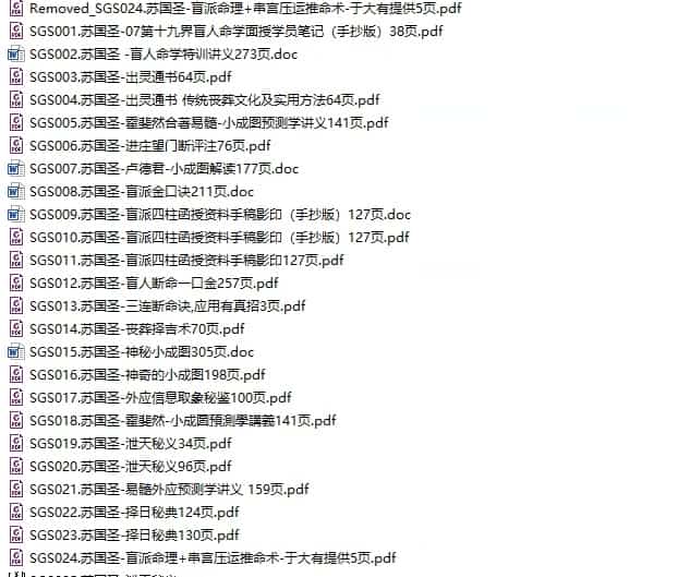 苏国圣-符咒+小成图+八字+24本资料 视频+pdf文档插图1