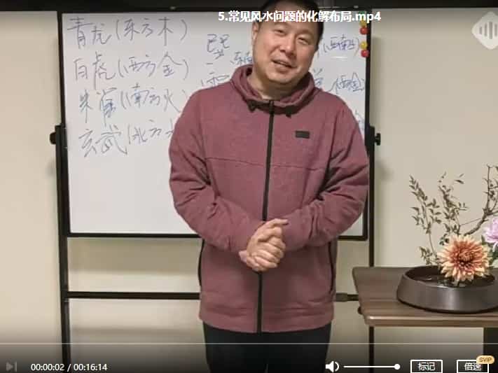 曾仕强教授入门弟子教你自己布招财局视频课程16集插图 曾仕强教授入门弟子教你自己布招财局视频课程16集插图