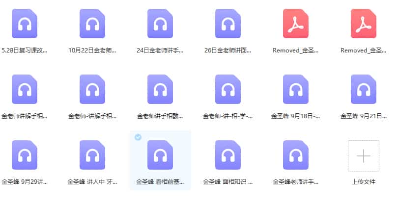 面相手相 金圣峰 金圣峰手相面相录音讲解32集+金圣峰手相面相资料195页-722图解彩色资料插图