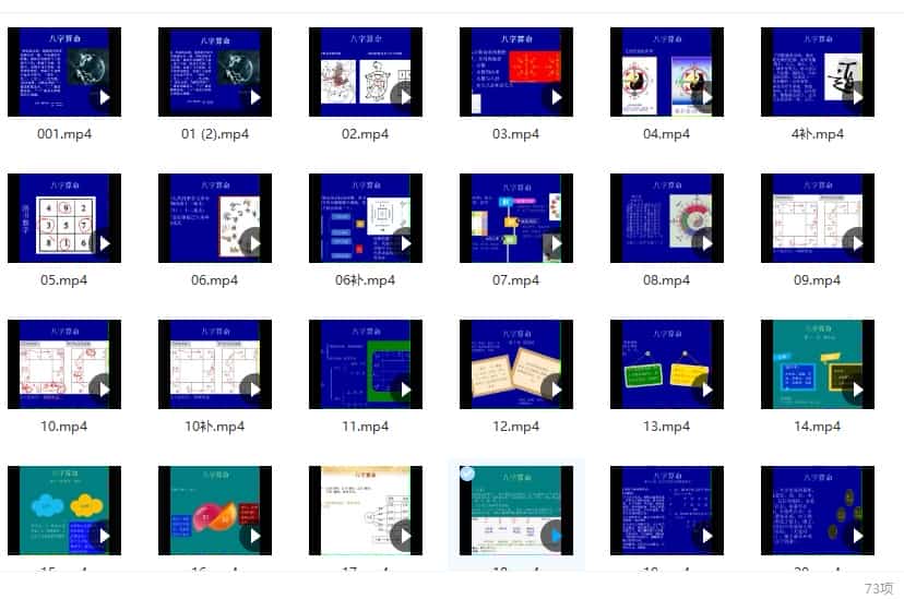 陈有道八字73集视频课程插图1