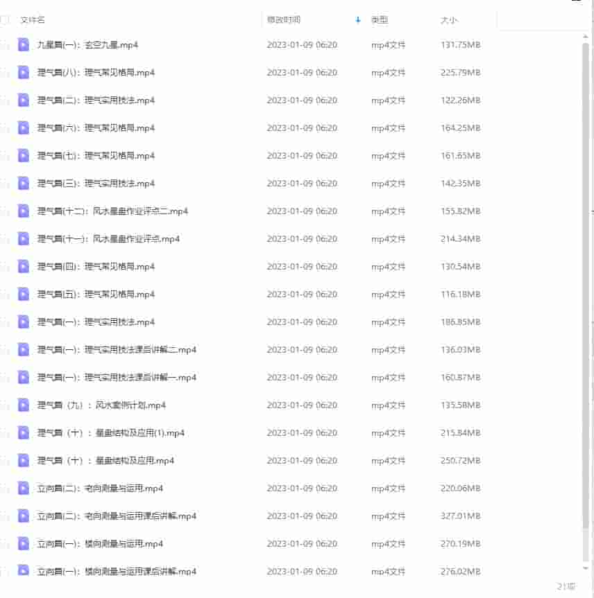 陈仲易 中州学派玄空风水传承课 一阶+二阶47集视频插图1