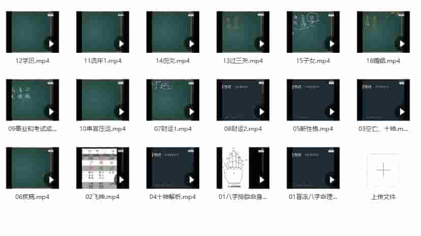 净安堂 秘传盲派八字视频录像17集  净安堂盲派八字教学资料插图