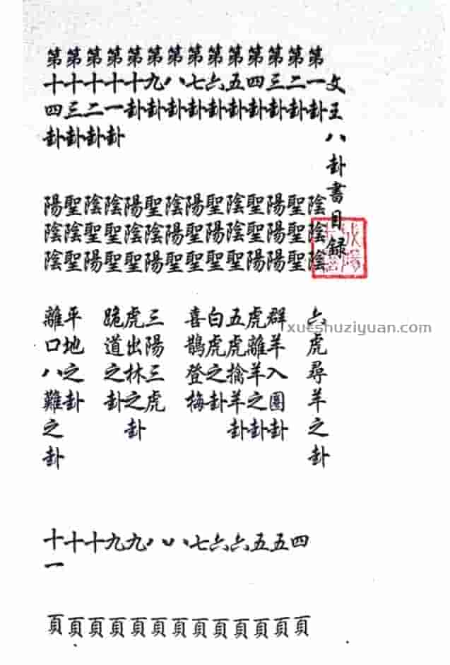 道家打卦问事 卦金书（3册）插图1