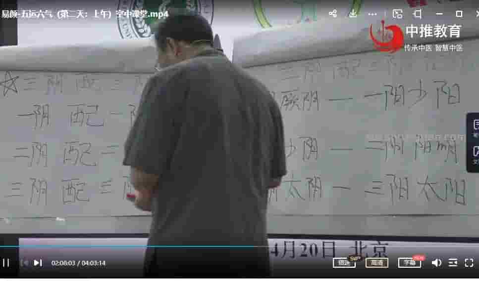 易颜 道脉传承之五运六气高清视频8集插图