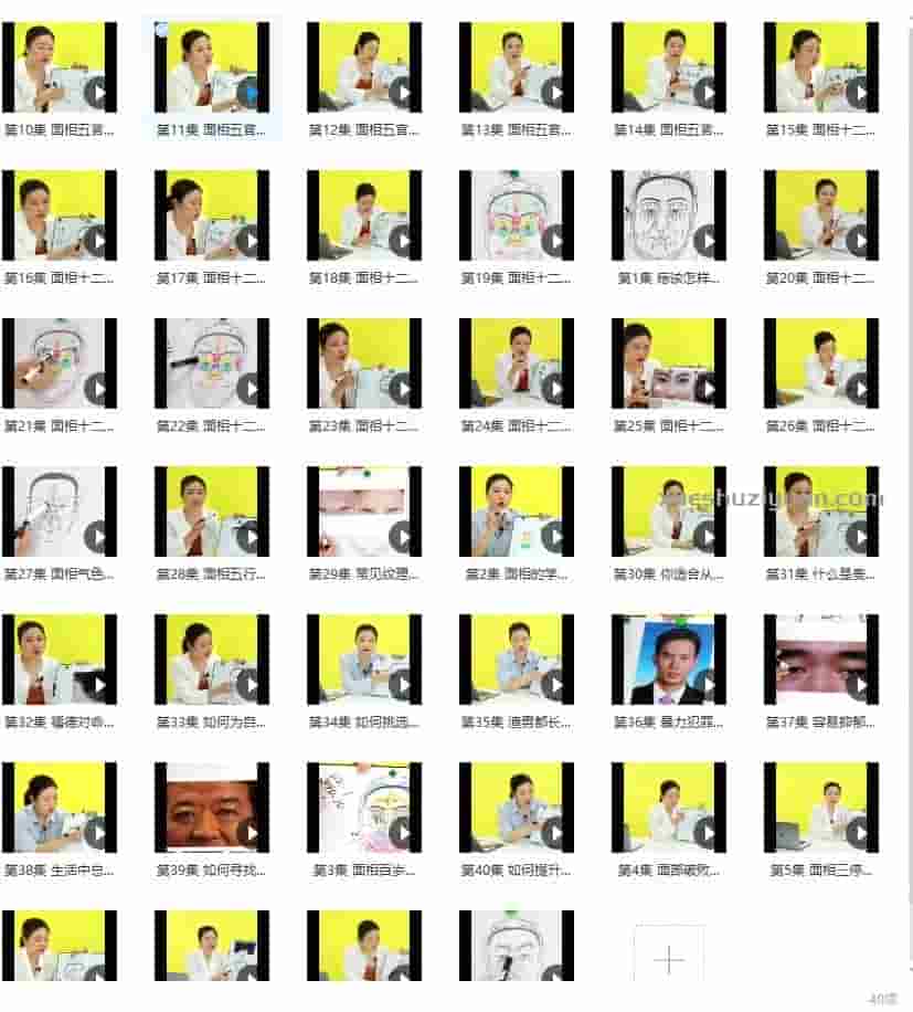 引力波大课堂美伢老师面相美学识人术视频课程40集 美伢面相美学识人术插图2 引力波大课堂美伢老师面相美学识人术视频课程40集 美伢面相美学识人术插图2