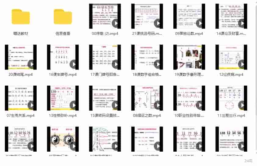 叶鸿生 号码改运视频22集+资料插图1
