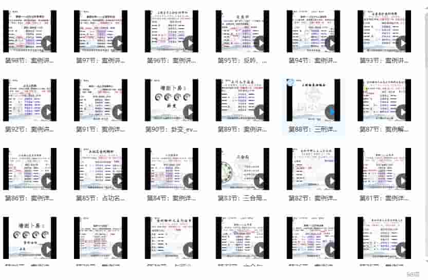 易小生 增删卜易  易小生增删卜易课程98集视频插图1