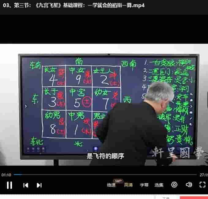 赵倍功2023九宫飞星23集利用九宫飞星图来测事占断吉凶插图