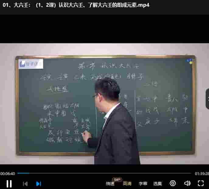 独家好课《陈逾明大六壬》53集 视频合集插图