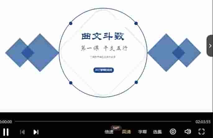 曲文紫微 曲文紫薇斗数初阶课程视频17集 百度网盘下载插图 曲文紫微 曲文紫薇斗数初阶课程视频17集 百度网盘下载插图