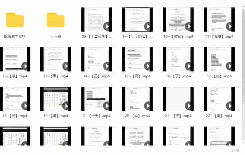 郝金阳一脉，郝传明弟子23年最新5月课程整理24集+上期16集视频插图