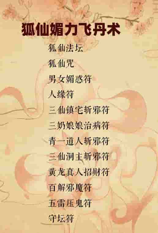  玄珠阁 狐仙媚力飞丹术+狐仙符插图1