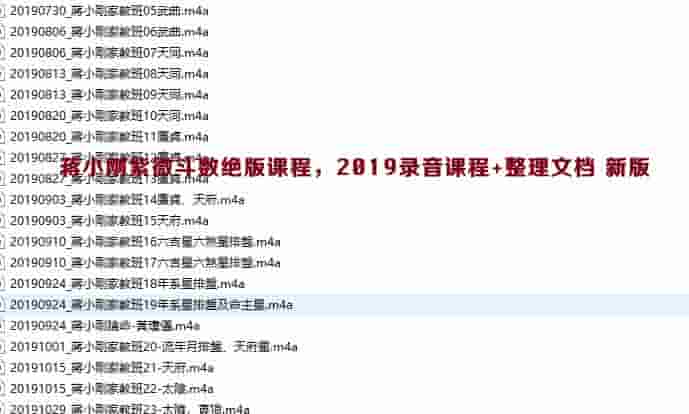 蒋小刚紫微斗数绝版课程,2019录音课程+整理文档插图 蒋小刚紫微斗数绝版课程,2019录音课程+整理文档插图