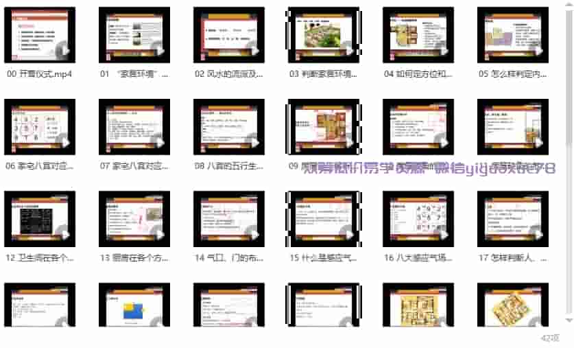 何曼宁 家宅解读实战营视频42集插图 何曼宁 家宅解读实战营视频42集插图