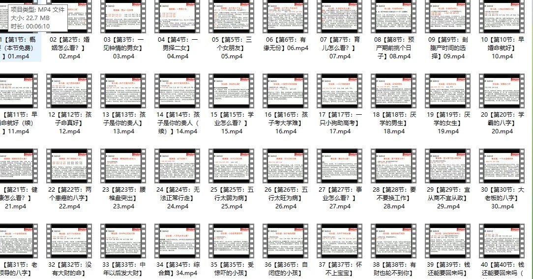 刑小星~八字命理与风水(进阶篇)视频40集插图 刑小星~八字命理与风水(进阶篇)视频40集插图